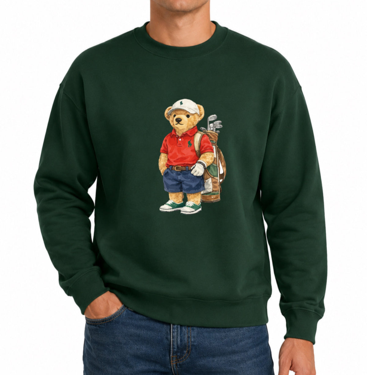 Classic Teddy Crewneck (unisex) Printed Golf