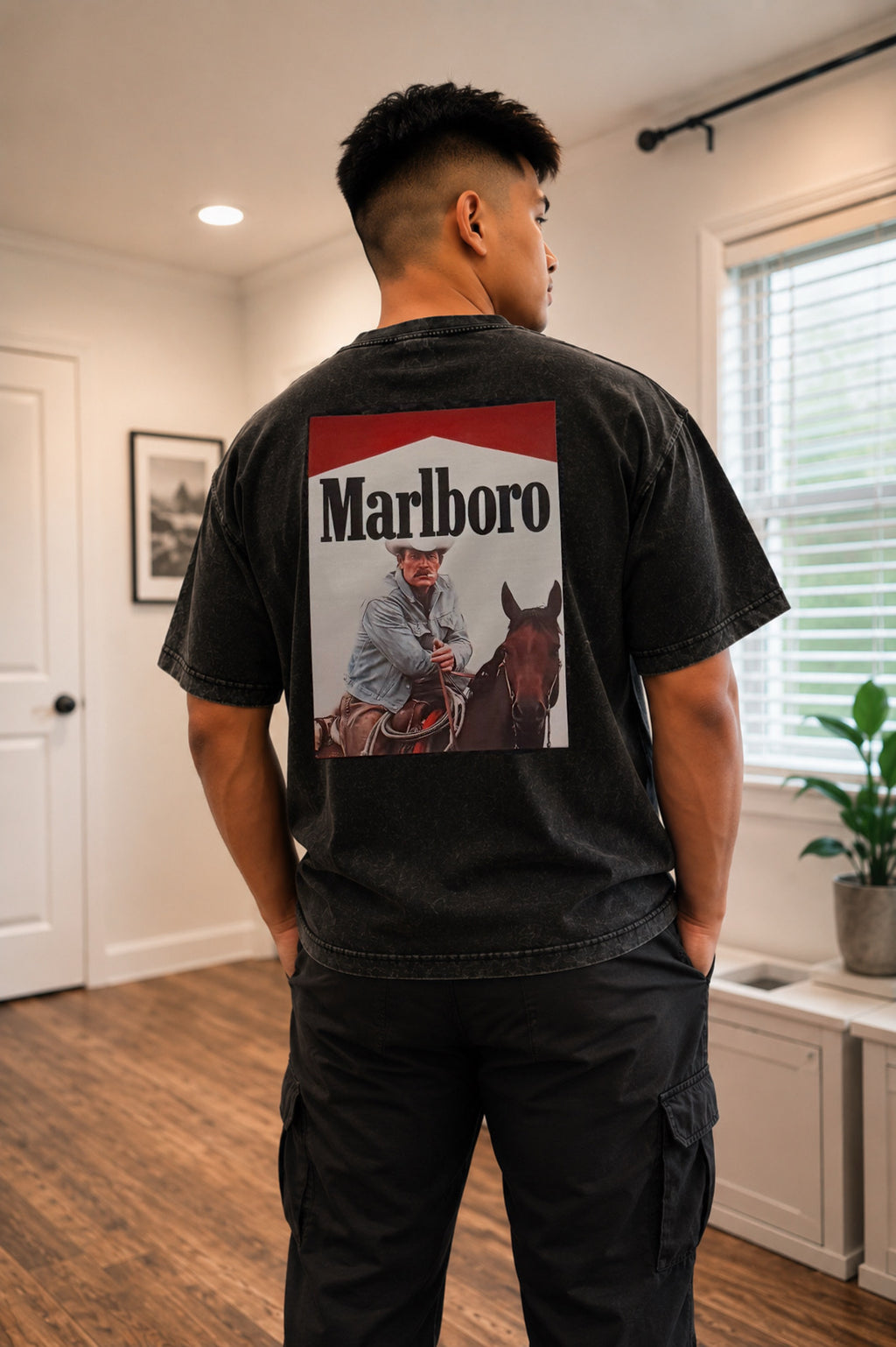 Marlboro Printed Oversized Tee
