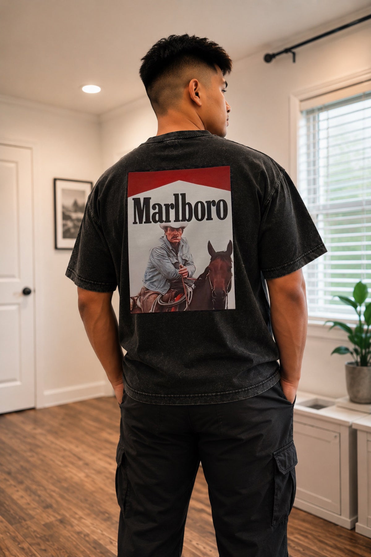 Marlboro Printed Oversized Tee