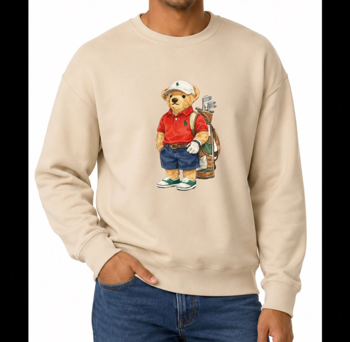 Classic Teddy Crewneck (unisex) Printed Golf