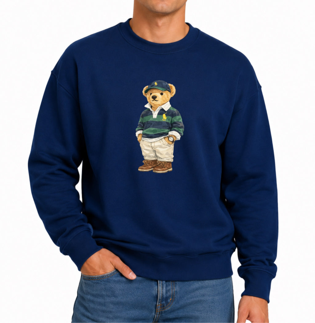 Classic Teddy Crewneck (unisex) Printed Stripped shirt