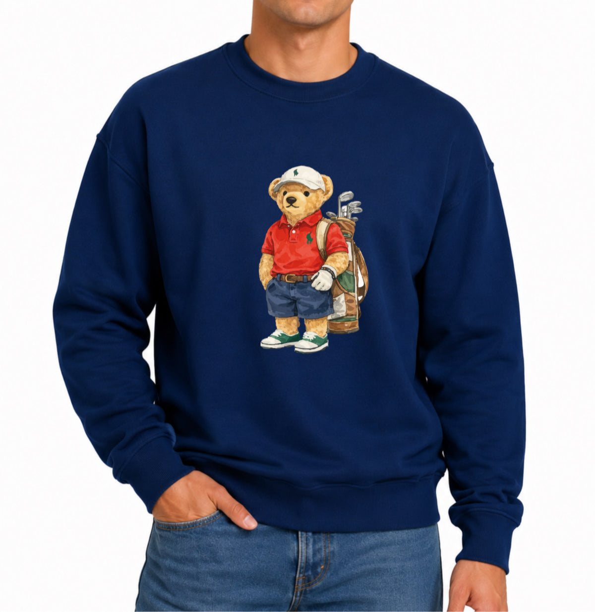 Classic Teddy Crewneck (unisex) Printed Golf
