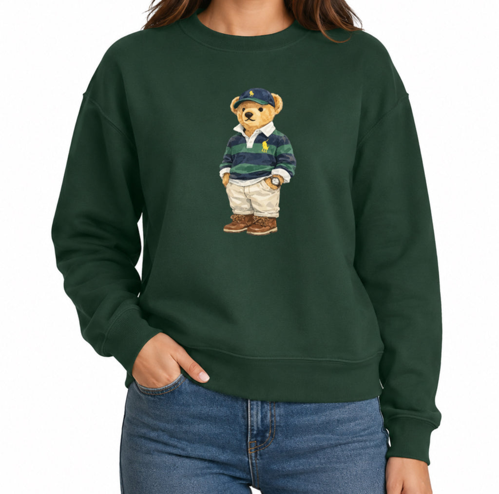 Classic Teddy Crewneck (unisex) Printed Stripped shirt