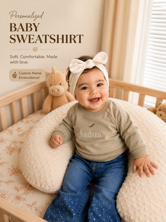 Personalized Kids Crewneck (Embroidered)
