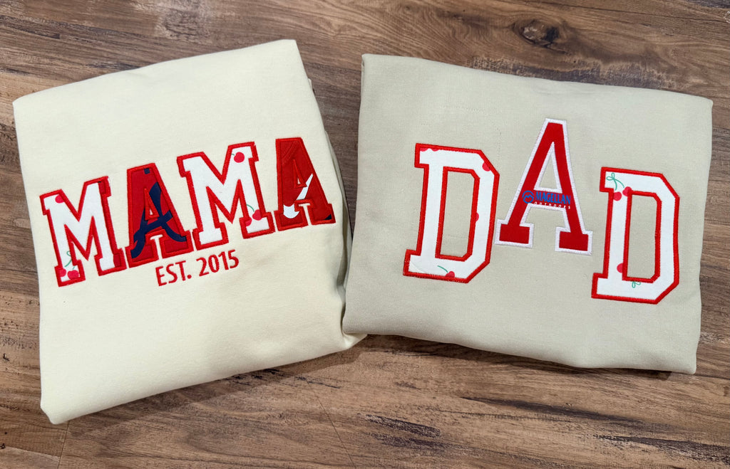 DAD/KIDS Embroidered Crewneck