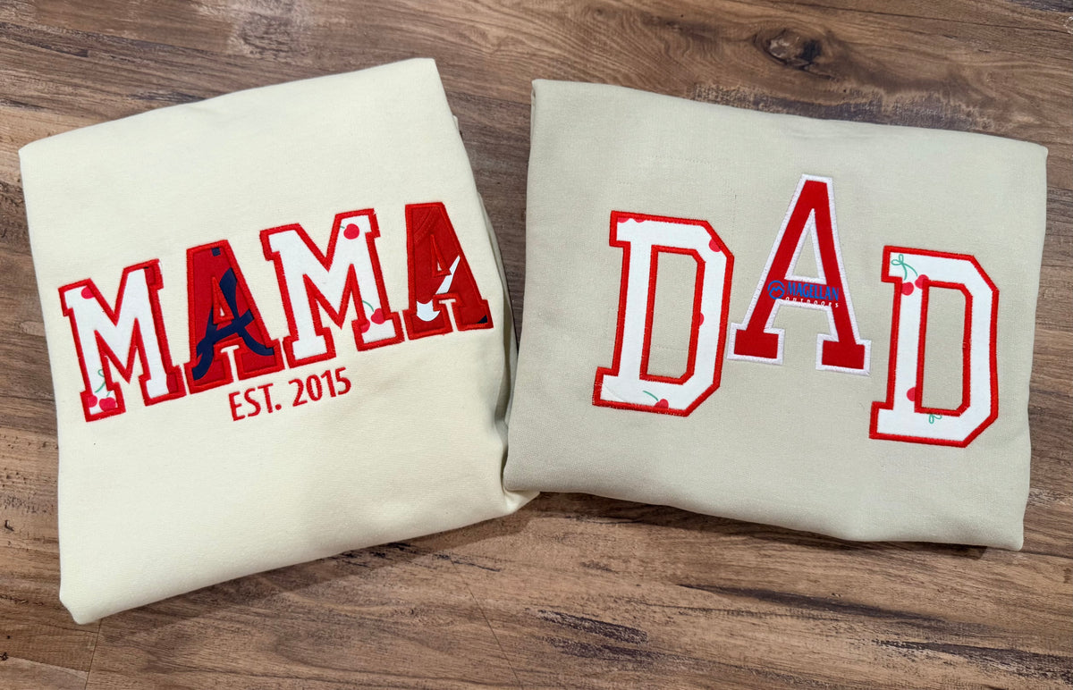 DAD/KIDS Embroidered Crewneck