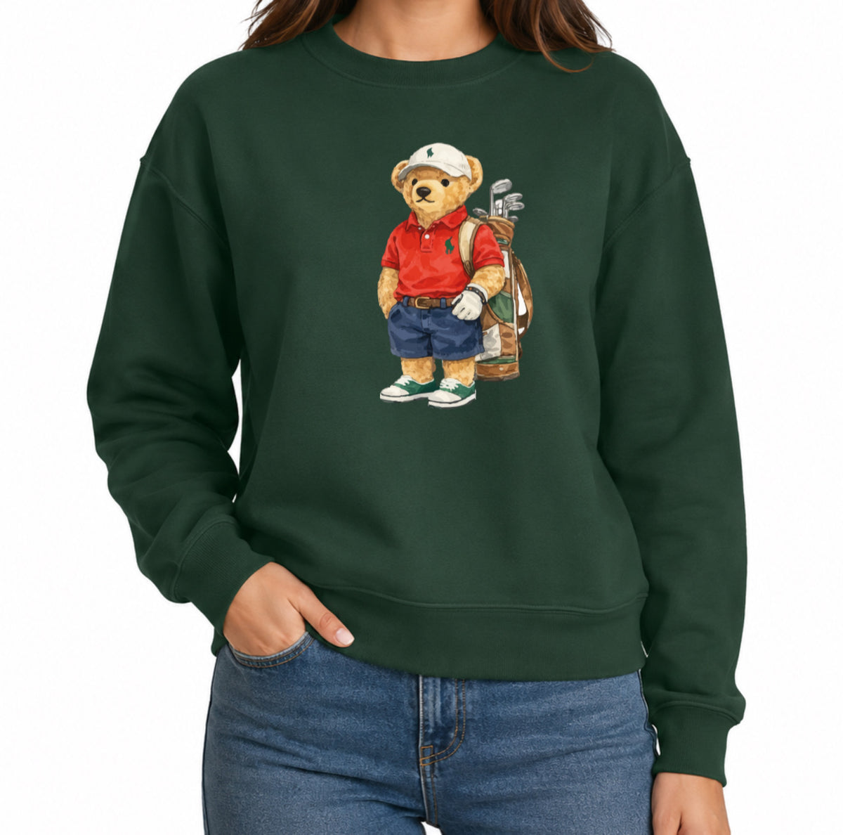Classic Teddy Crewneck (unisex) Printed Golf