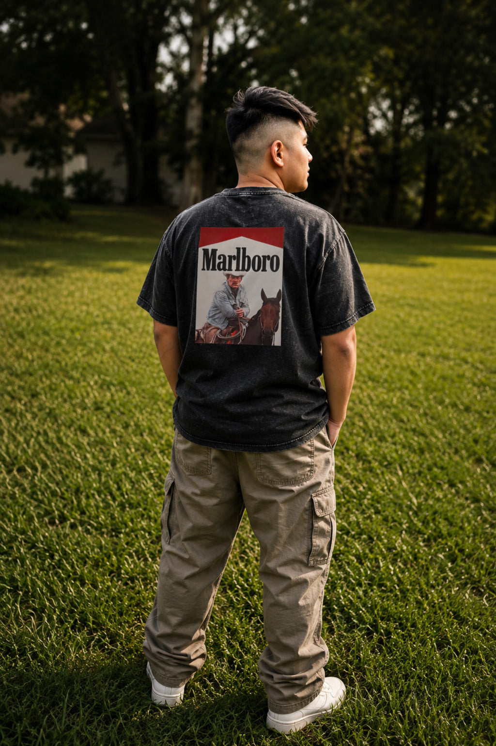 Marlboro Printed Oversized Tee