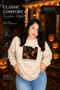 Resting Witch Face Printed Crewneck