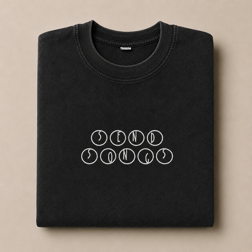 Send Songs Printed Oversized Tee
