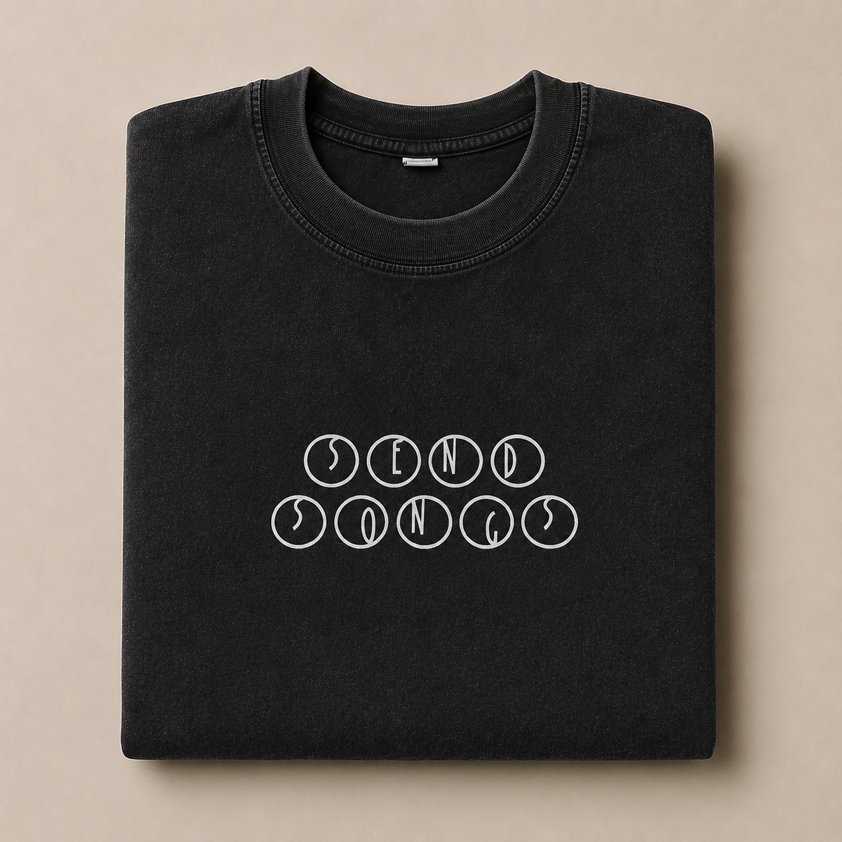 Send Songs Printed Oversized Tee
