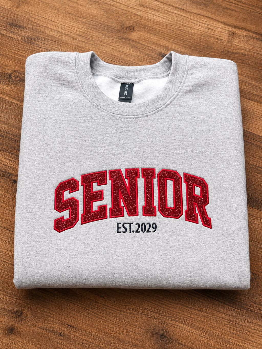 Senior Est. 202_ Embroidered Crewneck