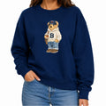 Classic Teddy Crewneck (unisex) Printed white hoodie